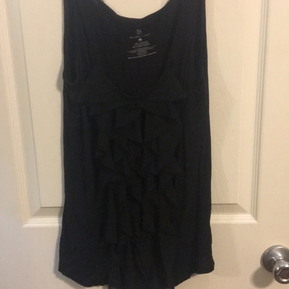 Black tank top